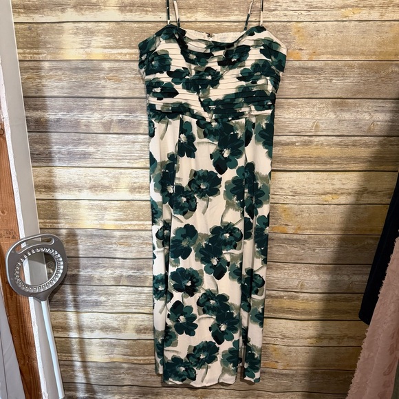 NWOT Abercrombie & Fitch Green and Cream Dress - Picture 6 of 6